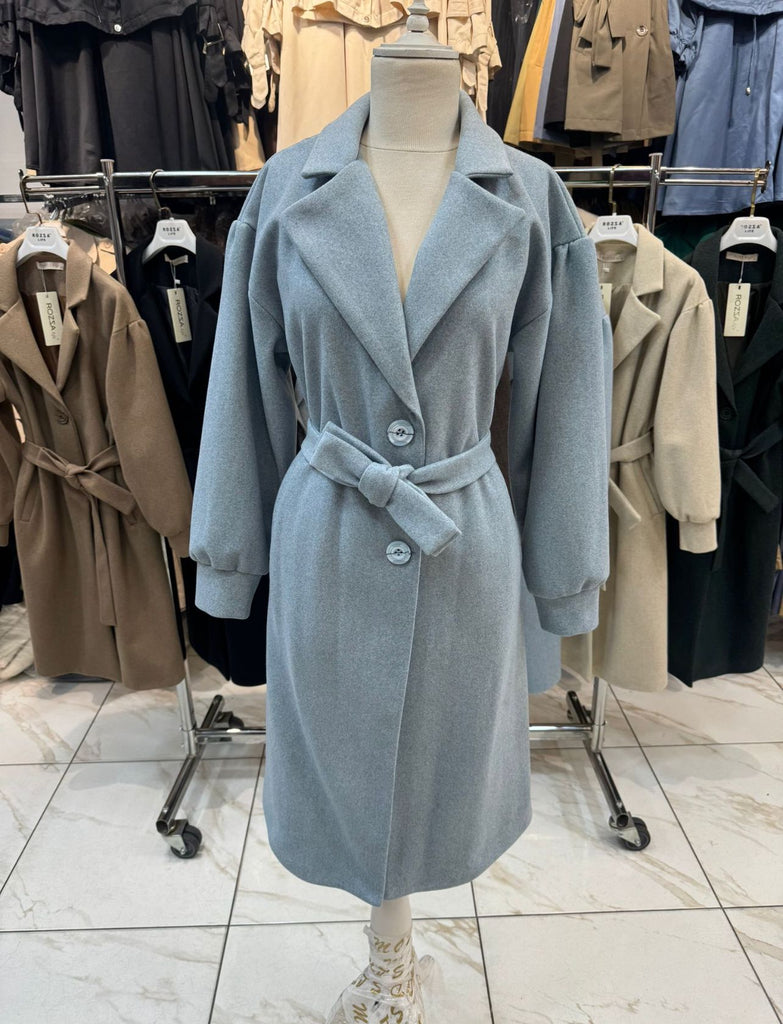 Classic Belted Overcoat