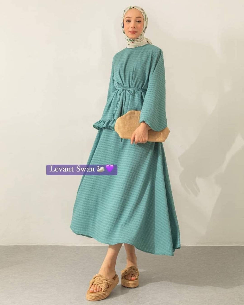 Two-Piece Modest Set with Belt