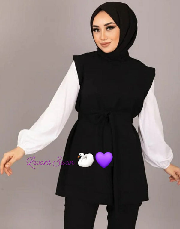 Black & White Two-Piece Set