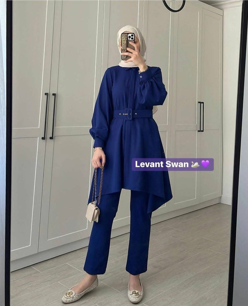 Asymmetrical Tunic & Pants Set