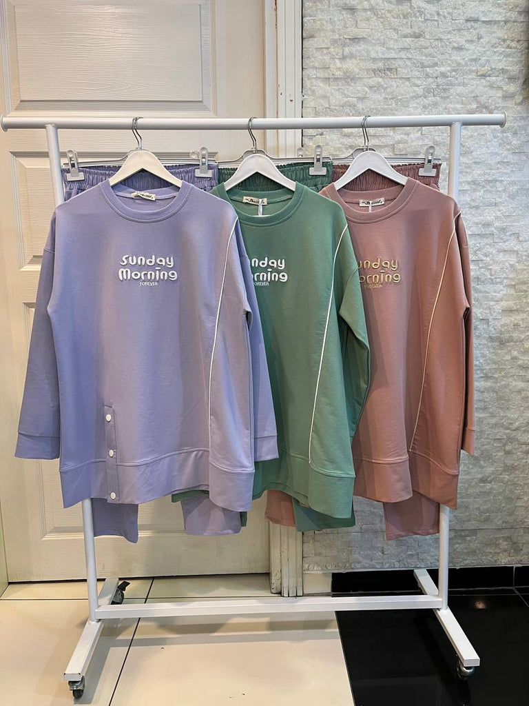 Sunday Morning Oversized Loungewear Set