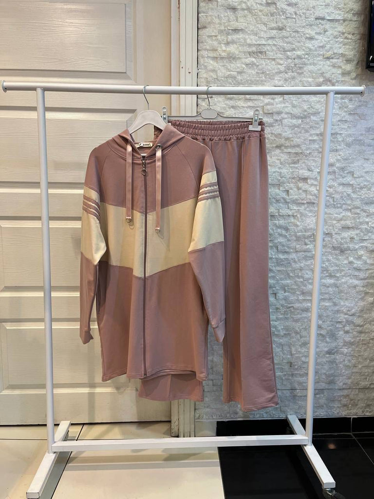 Modern Color Block Tracksuit