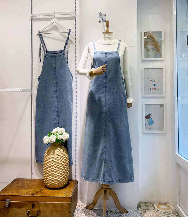 Denim Overall Dress