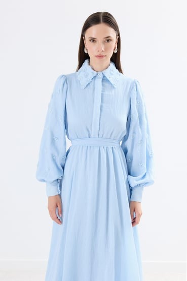 Tanya Pearl Detail Maxi Dress