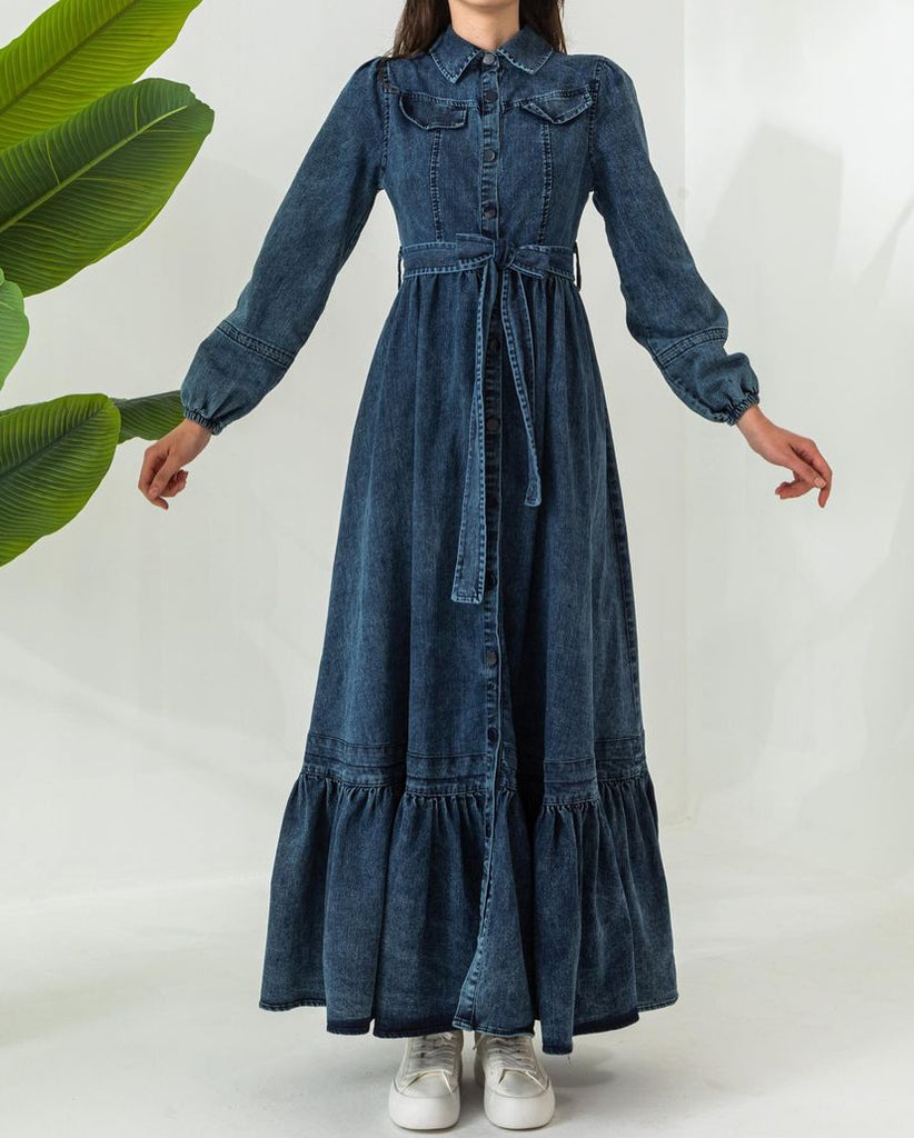 Denim Dress - Elegant || W23