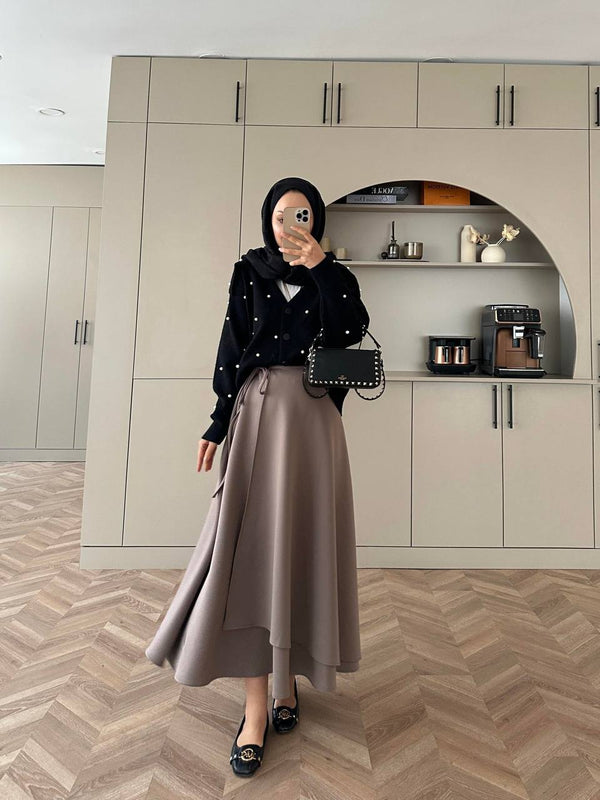Modern Modest scuba  Skirt Set